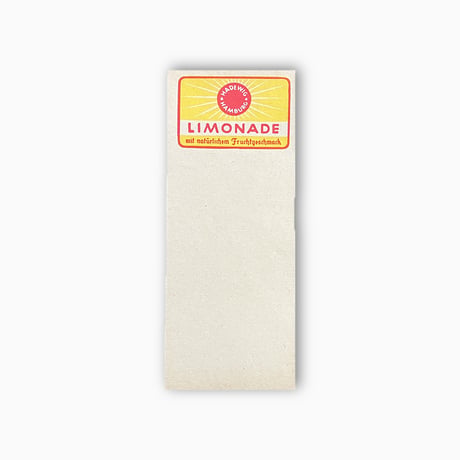 ドイツ　メモ帳　LIMONADE　年代不明