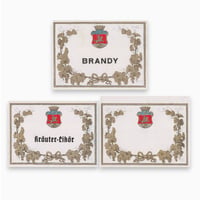 東ドイツ　BRANDY　Likor　ラベル　お酒