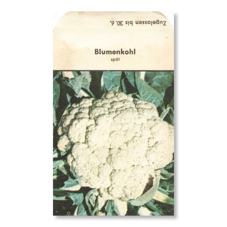 シードパケット　種袋　西ドイツ　Blumenkohl - spät