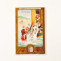 リービッヒ　トレーディングカード　LIEBIG TRADE CARDS　Am Strande01