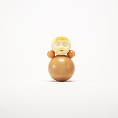 ソビエト　プラスチック　起き上がり小法師　おきあがりこぼし　高さ6.5cm