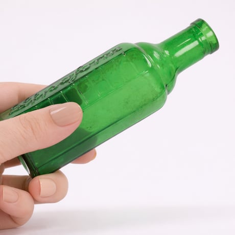 ドイツ　Lysoform　小　グリーン　ガラス瓶37　100ml