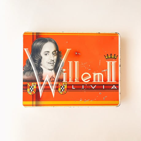 缶　Willem II　オランダの老舗メーカーのシガー缶