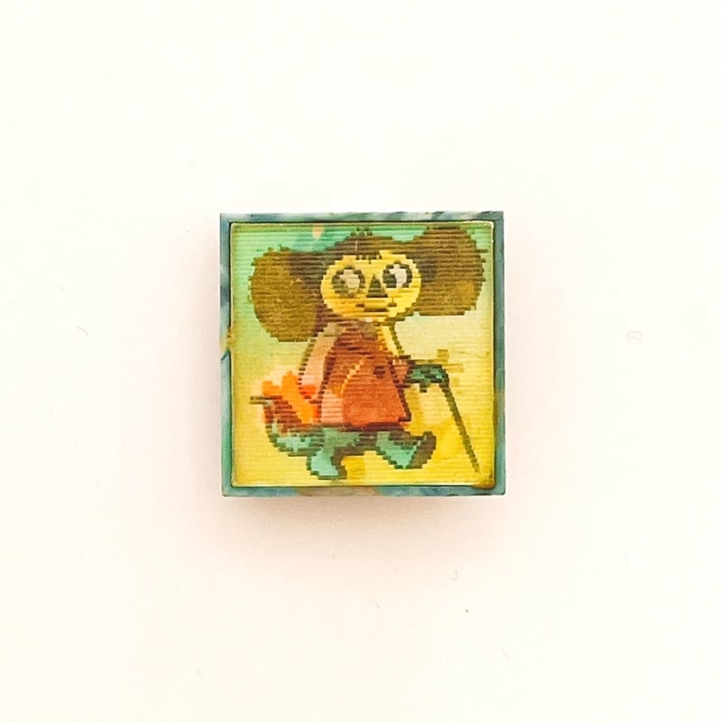 ソビエト ヴィンテージバッジ チェブラーシカとゲーナ | こぐま舎