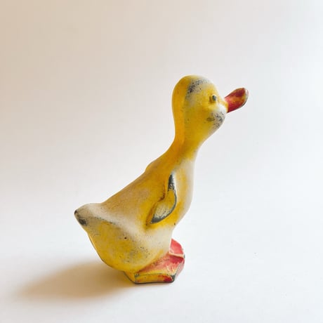 ソビエト　年代不明　アヒル　ソフビ　人形　高さ13cm