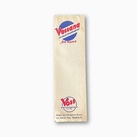 ドイツ　メモ帳　Vossana Feinkostmargarine　年代不明
