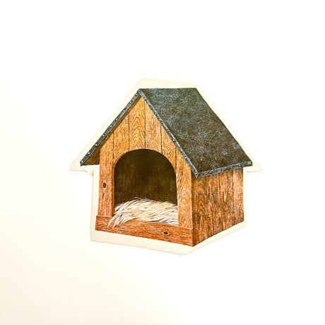 ダイカット　厚紙 　小屋