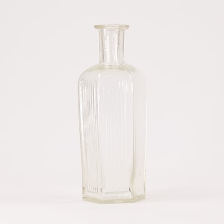 ドイツ　六角形　透明　ガラス瓶1-100ml　1930年代