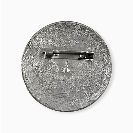 ソビエト　ヴィンテージバッジ　チェブラーシカ　ゲーナ銀色　直径4cm