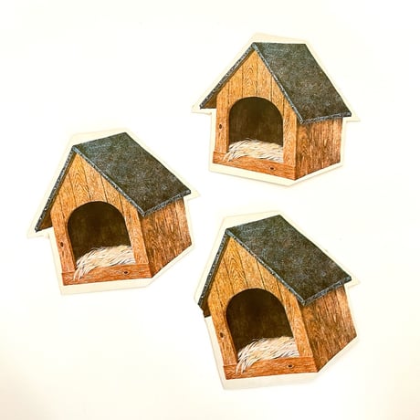 ダイカット　厚紙 　小屋