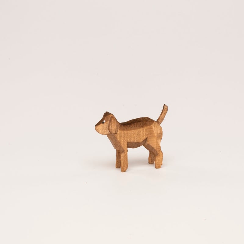ドイツ ザイフェン 人形 大きい犬 木製 | こぐま舎