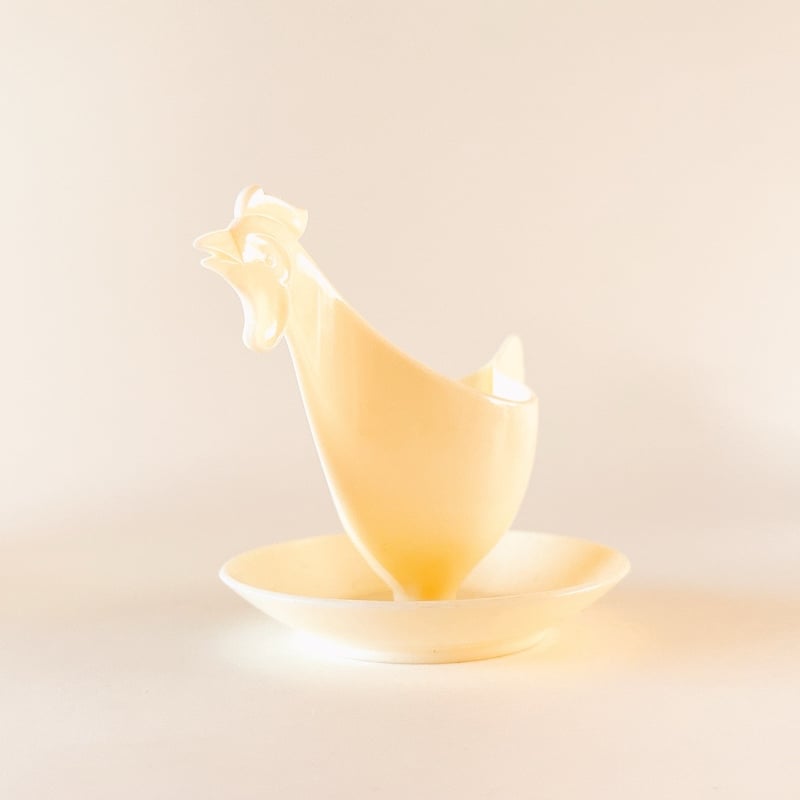 東ドイツ プラスチック エッグスタンド ニワトリ | こぐま舎