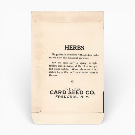 シードパケット　種袋　アメリカ　HERBS SUMMER SAVORY