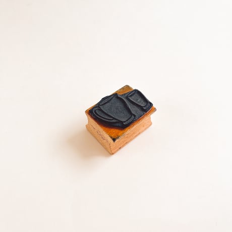 フランス　ヴィンテージスタンプ11　水さしとグラス