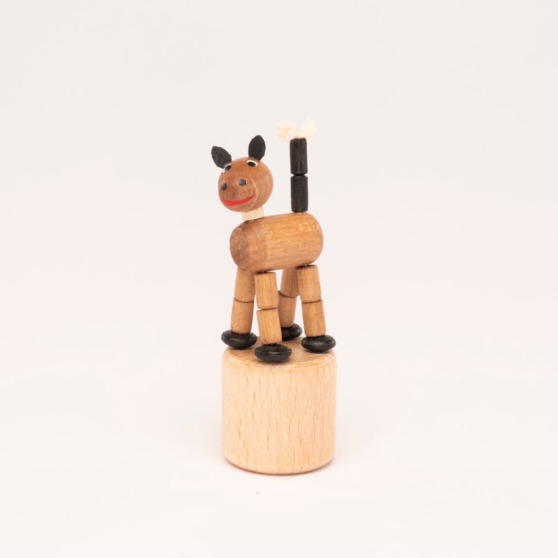 ドイツ ザイフェン 木製おもちゃ 馬 グネグネ人形 | こぐま舎