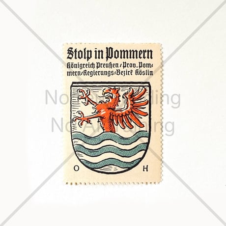 コーヒー・ハーグ広告切手　Stolp in Pommern