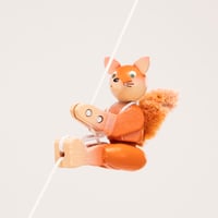 ドイツ ザイフェン 人形 もみの木と小鳥たち 木製 | こぐま舎