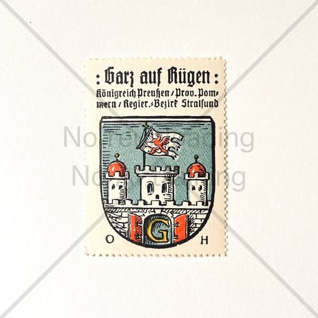 コーヒー・ハーグ広告切手　Garz auf Rügen