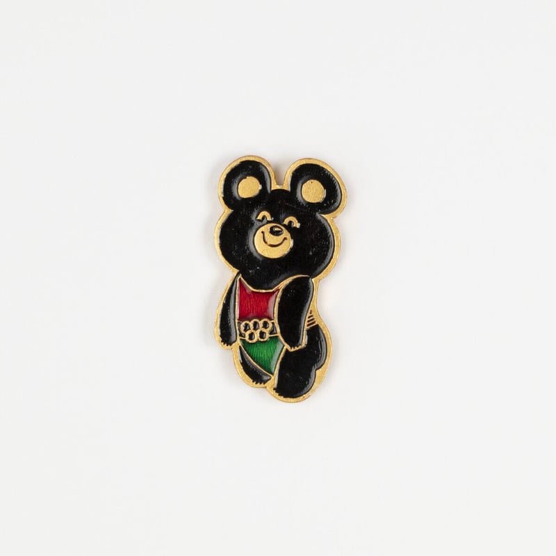 ソビエト バッジ ミーシャ オリンピックバッジ 000 | こぐま舎