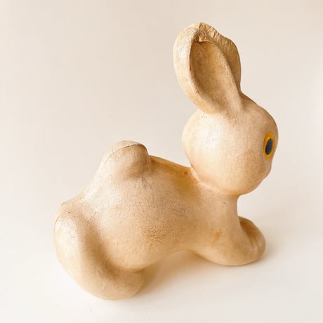 ソビエト　年代不明　伸びてるうさぎ　フィギュア　高さ15cm