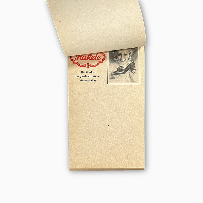 ドイツ メモ帳 Rakete 年代不明 | こぐま舎