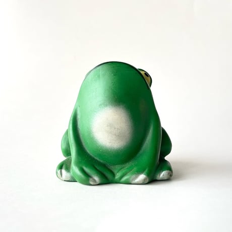 ソビエト　年代不明　カエル　ソフビ　フィギュア　高さ9cm