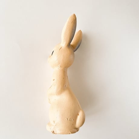 ソビエト　年代不明　うさぎ　ソフビ　人形　高さ17cm