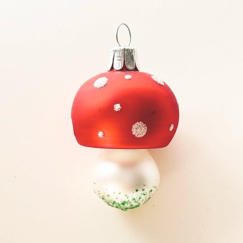 アスティエ　オーナメント　クリスマス　キノコ Astier de Villatte 毒キノコ INGE-GLAS ガラスオーナメント ドイツ