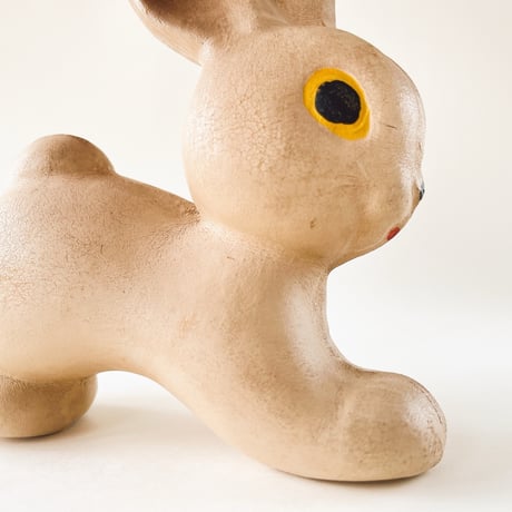 ソビエト　年代不明　伸びてるうさぎ　フィギュア　高さ15cm