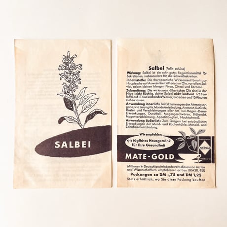 ドイツ　ハーブペーパーバッグ　SALBEI