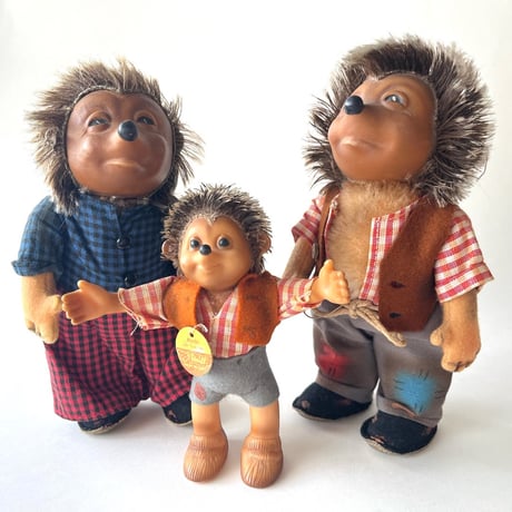 西ドイツ　メッキー　ママのミッキー　シュタイフ　高さ17cm　エプロンスカーフなし