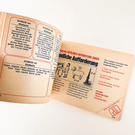 西ドイツ　クーポン冊子　Tag der offenen Tür　1973
