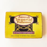 缶　ABDULLA　英国の老舗メーカーの高級タバコ缶