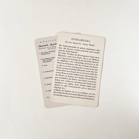 東ドイツ　カードゲーム　Bunte Welt der Minerale　1960年代　箱入り