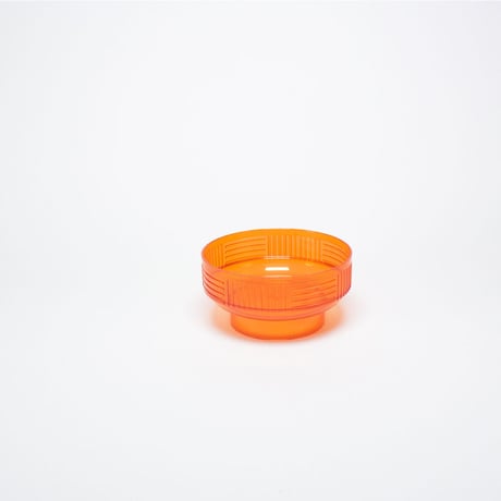 東ドイツ　プラスチック　ボウル　オレンジ色　4個セット
