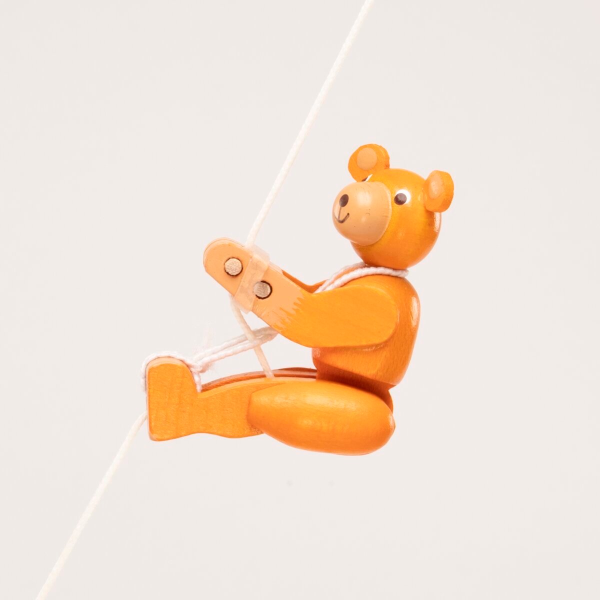 ドイツ ザイフェン 人形 黄色いくま 紐上り人形 木製 | こぐま舎