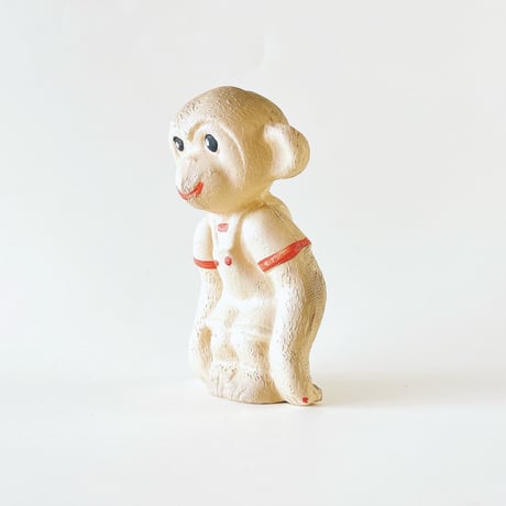 ソビエト　年代不明　チンパンジー　フィギュア　高さ13cm