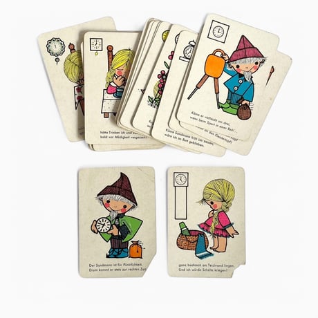 東ドイツ　カードゲーム　Sandmännchen　1965年