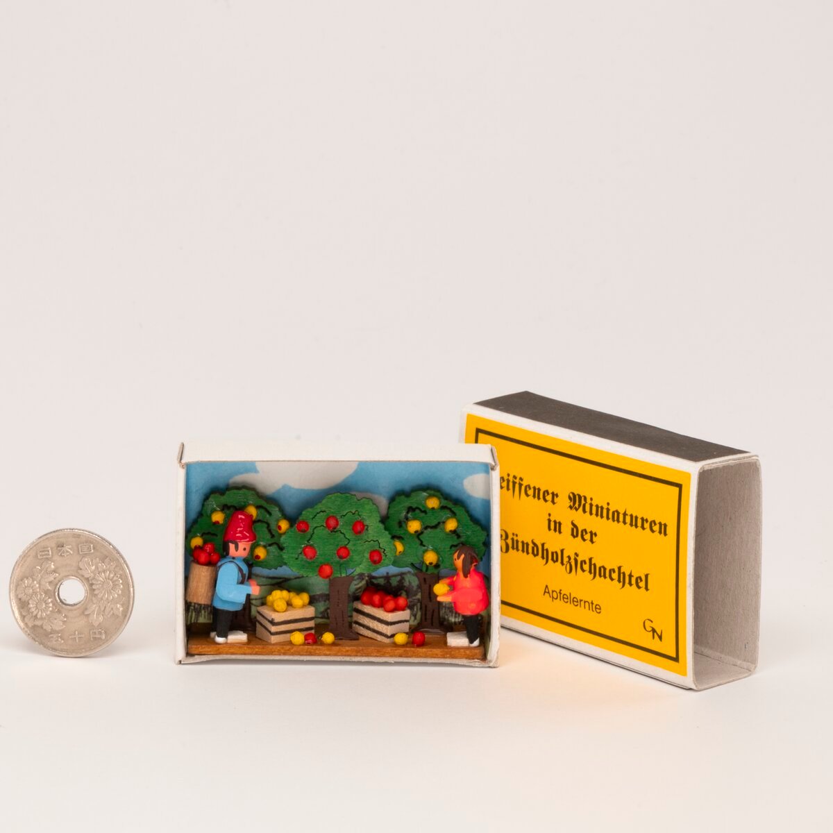 ドイツ　ザイフェン　美品　マッチ箱　　　　　コレクション　　ミニチュア マッチ箱・イースターエッグ展 | 木のおもちゃ Bloom