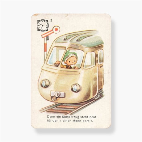 東ドイツ　カードゲーム　Sandmännchen　1967年　ばら売り　電車