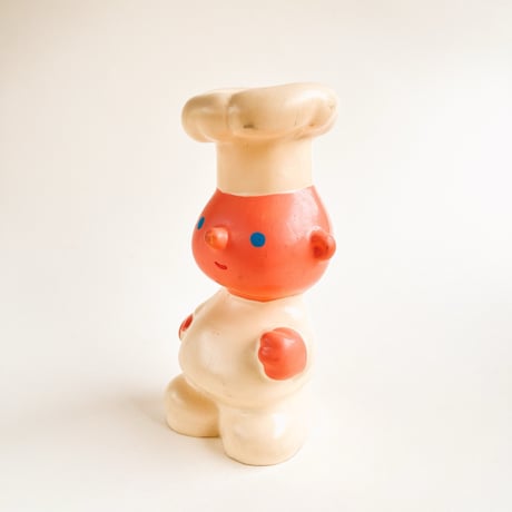 チェコ　ニクロヴァー　コックさん　ソフビ　1970年代　高さ13.5cm