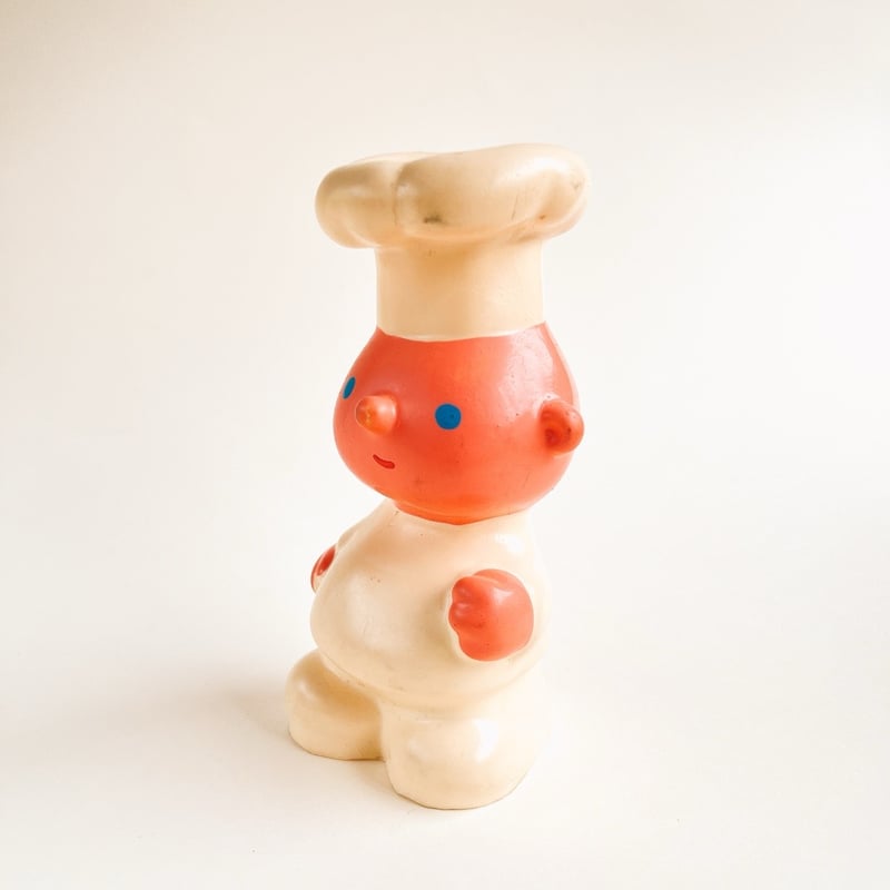 チェコ ニクロヴァー コックさん ソフビ 1970年代 高さ13.5cm | こぐま舎