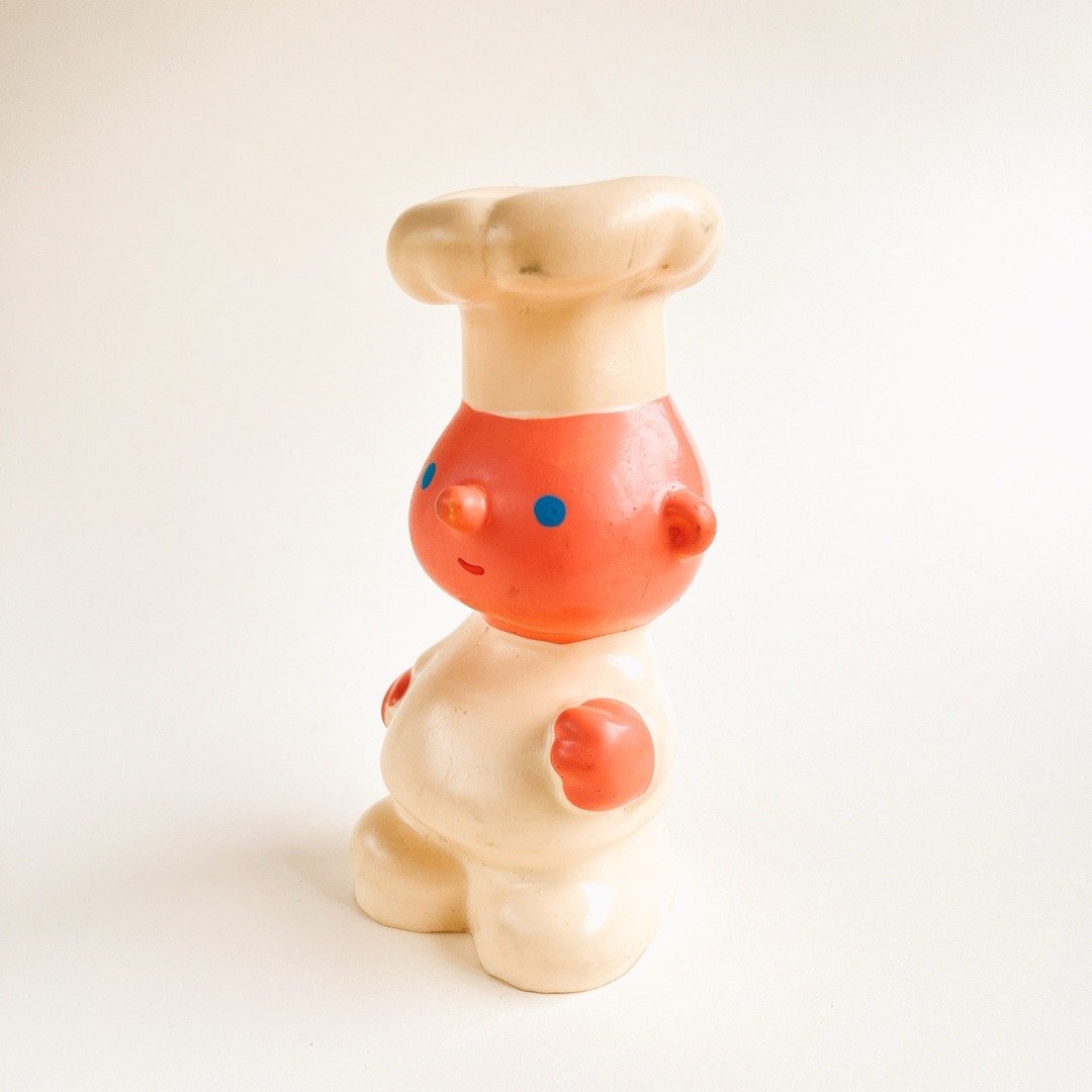 チェコ ニクロヴァー コックさん ソフビ 1970年代 高さ13.5cm | こぐま舎