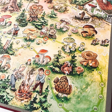 東ドイツ　ボードゲーム (1970)　Wir sammeln Pilze（私たちはキノコを集める）