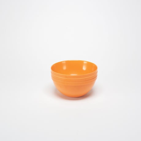 東ドイツ　プラスチック　ボウル　オレンジ色　３個セット