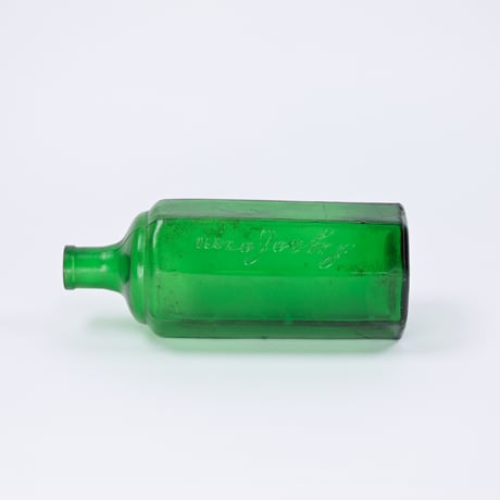 ドイツ　Lysoform　大　グリーン　ガラス瓶36　250ml