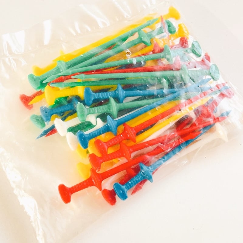 工芸品 ピック 東ドイツ プラスチックピック セット売り ピック 楊枝 | こぐま舎