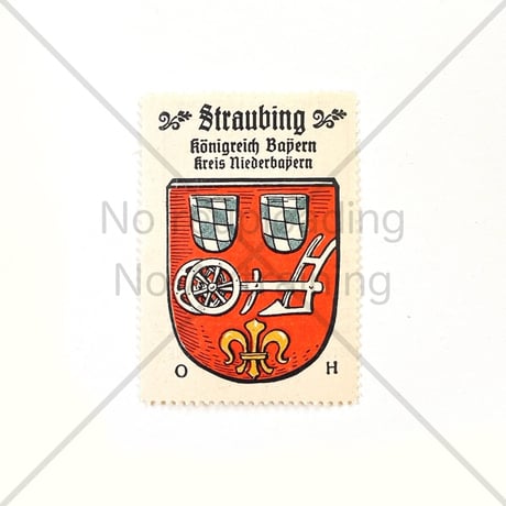 コーヒー・ハーグ広告切手　Straubing