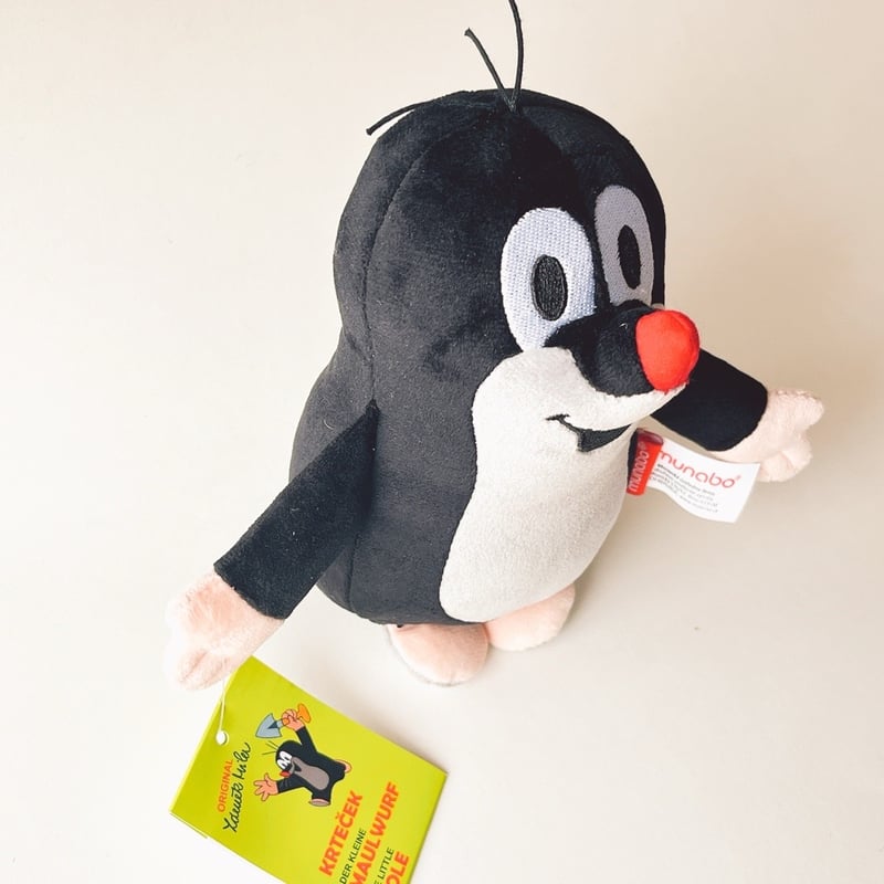 チェコ 現行品 モグラのクルテク ぬいぐるみ 高さ16cm | こぐま舎