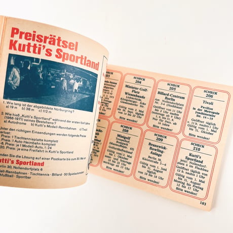 西ドイツ　クーポン冊子　Tag der offenen Tür　1973